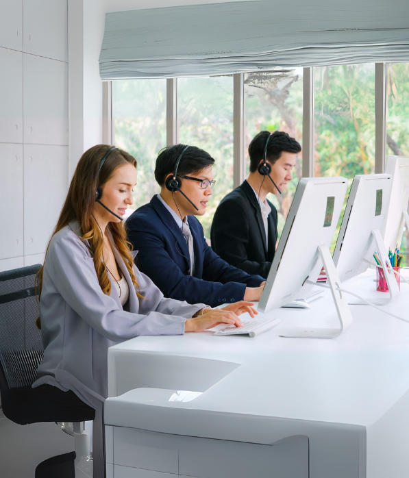 Receptionists ready to launch your next email campaign